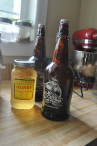 This week I bottled another lemon/ginger and two ginger/peach.