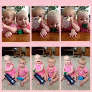 Amelia is 6 weeks  younger than MJ. It was so fun watching them together!