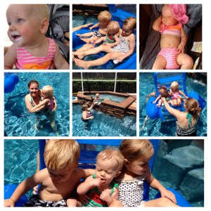 Pool fun with the cousins