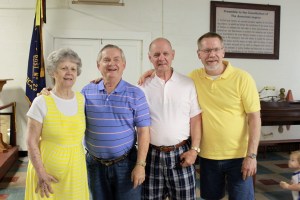 My dad and his brothers and sister (we were celebrating her husband's 80th birthday)