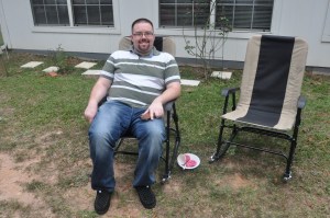 My cousin, Derek, came from Pensacola. The kids love him (we do too of course)